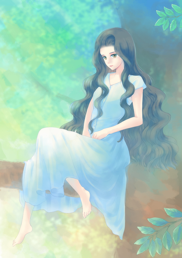 「休息」オリジナルイラスト